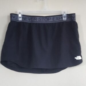 The North Face Black Mini Athletic Skirt With Built In Shorts